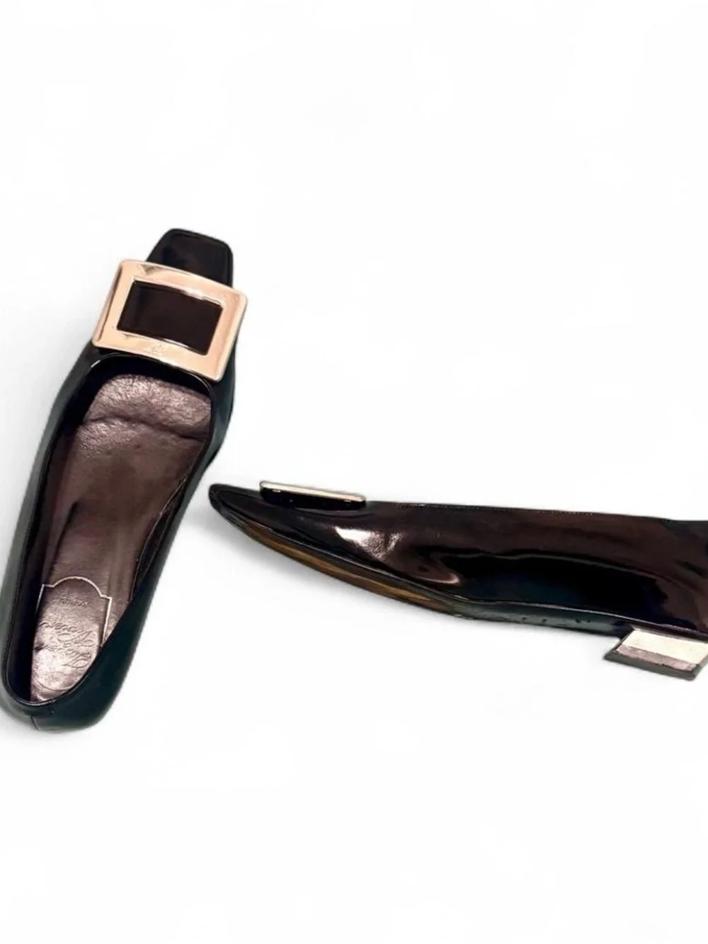 Roger Vivier Belle Vivier Vintage Patent Leather Flats – Size 36 (US 6)